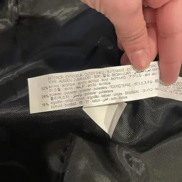 zara Pink and black tweed blazer size small - Picture 7 of 10